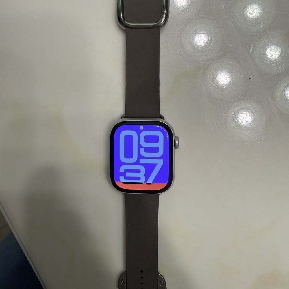 Apple Smartwatch with Brown Strap series 10
